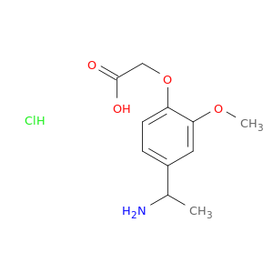 2-[4-(1-Aminoethyl)-2-methoxyphenoxy]acetic Acid Hydrochloride