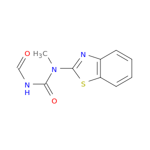 Urea, N-2-benzothiazolyl-N'-formyl-N-methyl-
