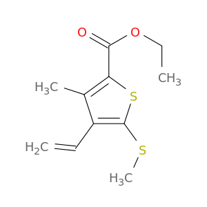 ETHYL 3-METHYL-5-(METHYLTHIO)-4-VINYLTHIOPHENE-2-CARBOXYLATE