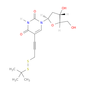 Uridine, 2'-deoxy-5-[3-[(1,1-dimethylethyl)dithio]-1-propynyl]-