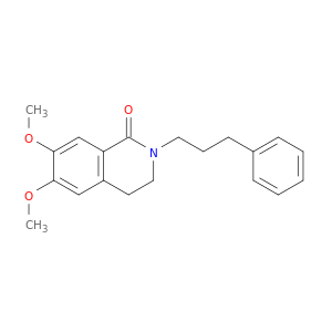 1(2H)-Isoquinolinone, 3,4-dihydro-6,7-dimethoxy-2-(3-phenylpropyl)-