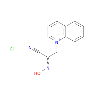 Quinolinium, 1-[2-cyano-2-(hydroxyimino)ethyl]-, chloride