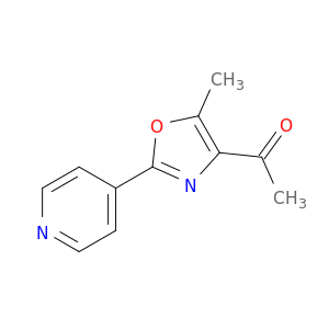 Ethanone, 1-[5-methyl-2-(4-pyridinyl)-4-oxazolyl]-