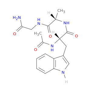Glycinamide, N-acetyl-L-tryptophyl-L-alanyl-