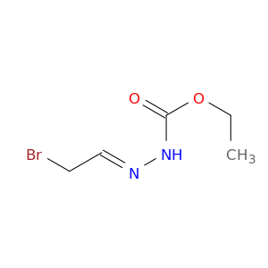 Hydrazinecarboxylic acid, (2-bromoethylidene)-, ethyl ester