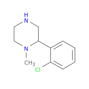 2-(2-Chlorophenyl)-1-methylpiperazine