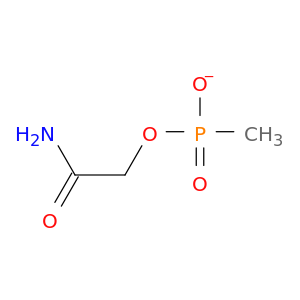 Phosphonic acid, methyl-, mono(2-amino-2-oxoethyl) ester