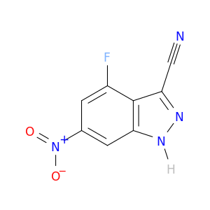 3-Cyano-4-fluoro-6-nitro-1H-indazole