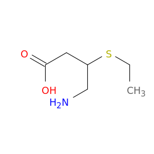Butanoic acid, 4-amino-3-(ethylthio)-