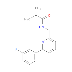 Propanamide, N-[[6-(3-fluorophenyl)-2-pyridinyl]methyl]-2-methyl-