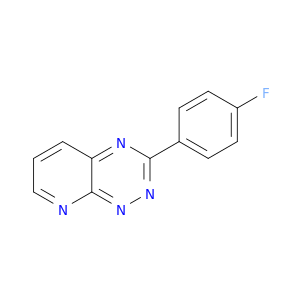 Pyrido[3,2-e]-1,2,4-triazine,3-(4-fluorophenyl)-