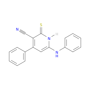 3-Pyridinecarbonitrile, 1,2-dihydro-4-phenyl-6-(phenylamino)-2-thioxo-