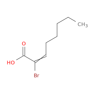 2-Octenoic acid, 2-bromo-