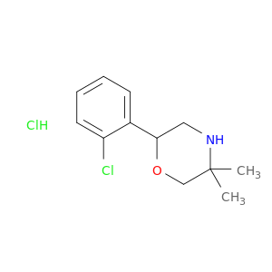 2-(2-chlorophenyl)-5,5-dimethylmorpholine hydrochloride