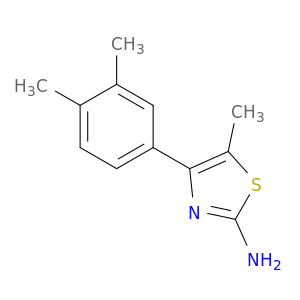 [4-(3,4-二甲基苯基)-5-甲基-噻唑-2-基]胺