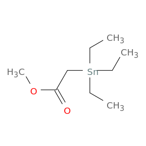 Acetic acid, (triethylstannyl)-, methyl ester