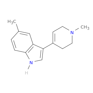 1H-Indole, 5-methyl-3-(1,2,3,6-tetrahydro-1-methyl-4-pyridinyl)-