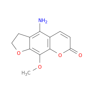 4-Amino-9-methoxy-2,3-dihydro-7H-furo(3,2-g)chromen-7-one