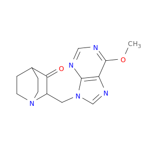 1-Azabicyclo[2.2.2]octan-3-one, 2-[(6-methoxy-9H-purin-9-yl)methyl]-