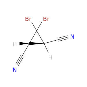 1,2-Cyclopropanedicarbonitrile, 3,3-dibromo-, trans-
