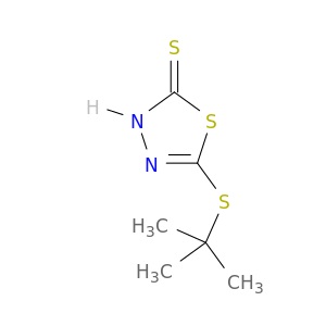 5-TERT-BUTYLTHIO-1,3,4-THIADIAZOLE-2-THIOL