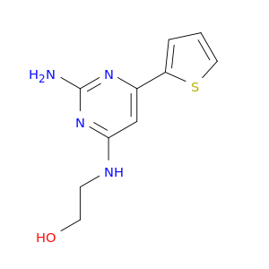 Ethanol, 2-[[2-amino-6-(2-thienyl)-4-pyrimidinyl]amino]-