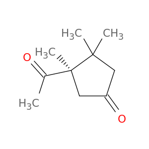 Cyclopentanone, 3-acetyl-3,4,4-trimethyl-, (R)-
