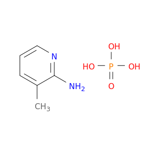 2-Pyridinamine, 3-methyl-, phosphate (1:1)