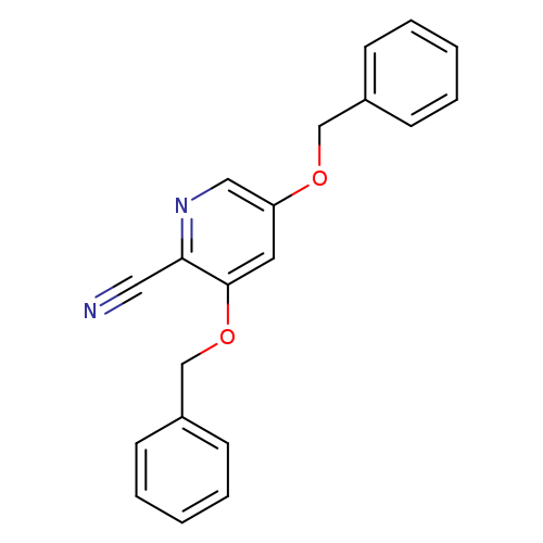 2-Pyridinecarbonitrile, 3,5-bis(phenylmethoxy)-