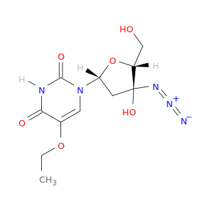 Uridine,3'-azido-2',3'-dideoxy-5-ethoxy- (9CI)