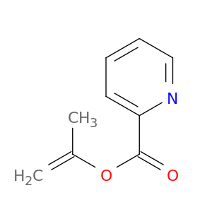 2-Pyridinecarboxylicacid, 1-methylethenyl ester
