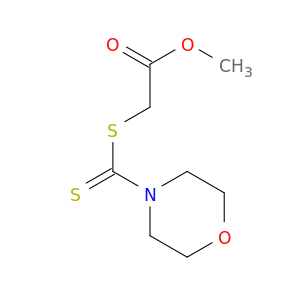 Acetic acid,2-[(4-morpholinylthioxomethyl)thio]-, methyl ester