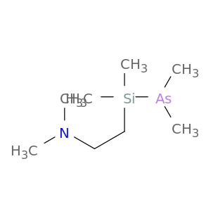 Ethanamine, 2-[(dimethylarsino)dimethylsilyl]-N,N-dimethyl-