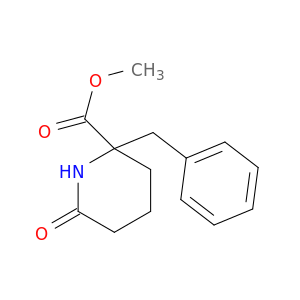 2-Piperidinecarboxylic acid, 6-oxo-2-(phenylmethyl)-, methyl ester