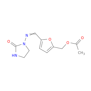 2-Imidazolidinone, 1-[[[5-[(acetyloxy)methyl]-2-furanyl]methylene]amino]-