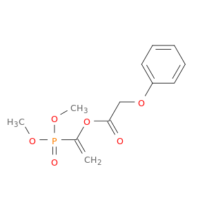 Acetic acid, 2-phenoxy-, 1-(dimethoxyphosphinyl)ethenyl ester
