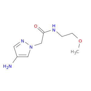 2-(4-Amino-1H-pyrazol-1-yl)-N-(2-methoxyethyl)acetamide