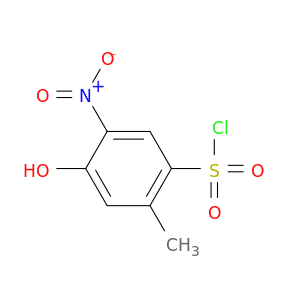 4-hydroxy-2-methyl-5-nitrobenzene-1-sulfonyl chloride