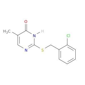 2-[(2-chlorobenzyl)sulfanyl]-5-methylpyrimidin-4(3h)-one