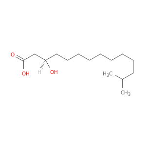 Tetradecanoic acid, 3-hydroxy-13-methyl-, (3R)-