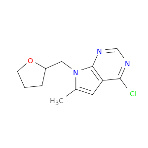 4-Chloro-6-methyl-7-((tetrahydrofuran-2-yl)methyl)-7H-pyrrolo[2,3-d]pyrimidine