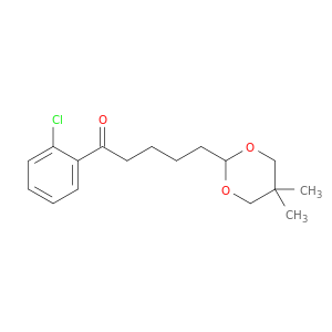 2'-CHLORO-5-(5,5-DIMETHYL-1,3-DIOXAN-2-YL)VALEROPHENONE