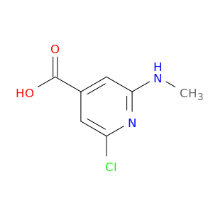 2-chloro-6-(methylamino)pyridine-4-carboxylic acid