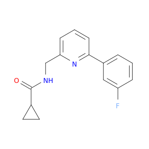 Cyclopropanecarboxamide, N-[[6-(3-fluorophenyl)-2-pyridinyl]methyl]-