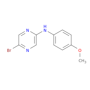 5-bromo-N-(4-methoxyphenyl)pyrazin-2-amine