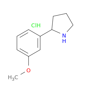 2-(3-METHOXYPHENYL)PYRROLIDINE HYDROCHLORIDE