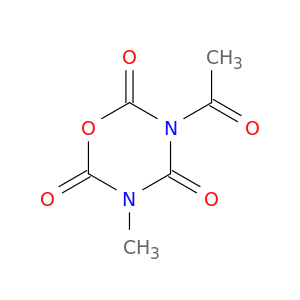 2H-1,3,5-Oxadiazine-2,4,6(3H,5H)-trione, 3-acetyl-5-methyl-