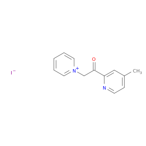 Pyridinium, 1-[2-(4-methyl-2-pyridinyl)-2-oxoethyl]-, iodide