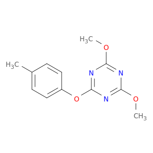 1,3,5-Triazine, 2,4-dimethoxy-6-(4-methylphenoxy)-