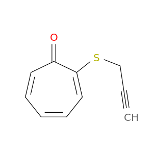 2,4,6-Cycloheptatrien-1-one, 2-(2-propynylthio)-